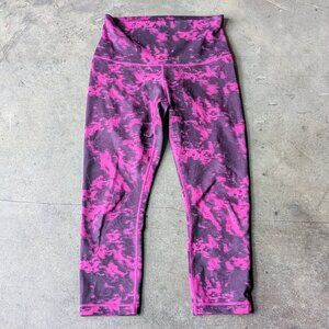 Lululemon Wunder Under Crop II Full-On Luon (Roll Down) Breezie Regal Plum